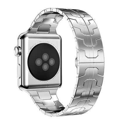 xDfind Butterfly Buckle Stainless Steel Watch Band, For Apple Watch 42 / 44 / 45 / 46 / 49mm, For Apple Watch 38 / 40 / 41 / S10 42mm - DealBuddy