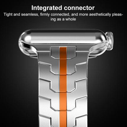 xDfind Butterfly Buckle Stainless Steel Watch Band, For Apple Watch 42 / 44 / 45 / 46 / 49mm, For Apple Watch 38 / 40 / 41 / S10 42mm