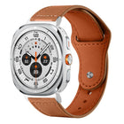 xDfind Rivet Buckle Genuine Leather Watch Band, For Samsung Galaxy Watch Ultra / Ultra 2025, For Samsung Galaxy Watch8 / 8 Classic - DealBuddy