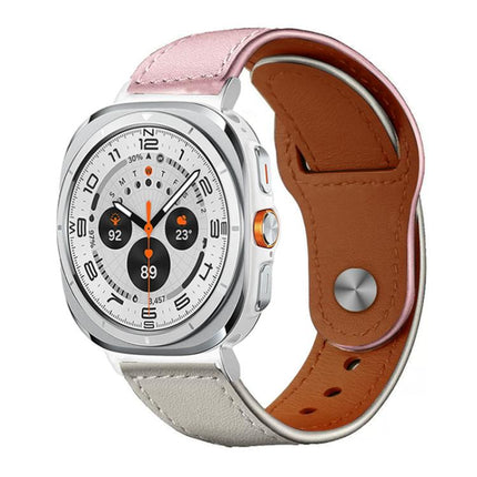 xDfind Rivet Buckle Genuine Leather Watch Band, For Samsung Galaxy Watch Ultra / Ultra 2025, For Samsung Galaxy Watch8 / 8 Classic - DealBuddy