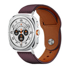 xDfind Rivet Buckle Genuine Leather Watch Band, For Samsung Galaxy Watch Ultra / Ultra 2025, For Samsung Galaxy Watch8 / 8 Classic - DealBuddy