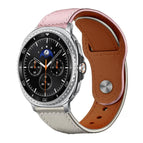 For Samsung Galaxy Watch8 / 8 Classic / Pink White