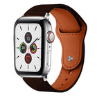 xDfind Rivet Buckle Genuine Leather Watch Band, For Apple Watch 42 / 44 / 45 / 46 / 49mm, For Apple Watch 38 / 40 / 41 / S10 42mm - DealBuddy