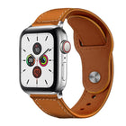 xDfind Rivet Buckle Genuine Leather Watch Band, For Apple Watch 42 / 44 / 45 / 46 / 49mm, For Apple Watch 38 / 40 / 41 / S10 42mm - DealBuddy