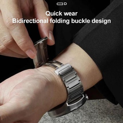 xDfind I-Shaped Buckle Stainless Steel Watch Band, For Samsung Galaxy Watch Ultra/Ultra 2025, For Samsung Galaxy Watch8 / 8 Classic - DealBuddy