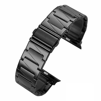 xDfind Stepped Stainless Steel Watch Band, For Apple Watch 42 / 44 / 45 / 46 / 49mm, For Apple Watch 38 / 40 / 41 / S10 42mm - DealBuddy