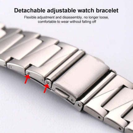 xDfind Stepped Stainless Steel Watch Band, For Apple Watch 42 / 44 / 45 / 46 / 49mm, For Apple Watch 38 / 40 / 41 / S10 42mm - DealBuddy