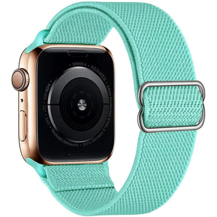 xDfind Adjustable Slide Buckle Elastic Nylon Watch Band, For Apple Watch 42 / 44 / 45 / 46 / 49mm, For Apple Watch 38 / 40 / 41 / S10 42mm - DealBuddy