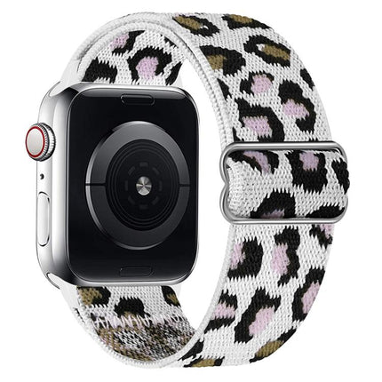 xDfind Adjustable Slide Buckle Elastic Nylon Watch Band, For Apple Watch 42 / 44 / 45 / 46 / 49mm, For Apple Watch 38 / 40 / 41 / S10 42mm - DealBuddy