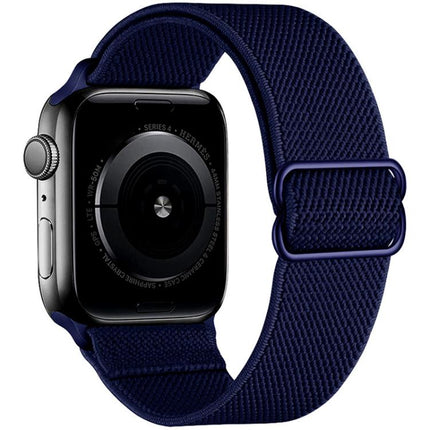 xDfind Adjustable Slide Buckle Elastic Nylon Watch Band, For Apple Watch 42 / 44 / 45 / 46 / 49mm, For Apple Watch 38 / 40 / 41 / S10 42mm - DealBuddy