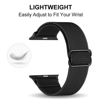 xDfind Adjustable Slide Buckle Elastic Nylon Watch Band - DealBuddy