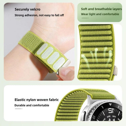 xDfind Woven Nylon Hook And Loop Fastener Watch Band, For Samsung Galaxy Watch8 / 8 Classic - DealBuddy