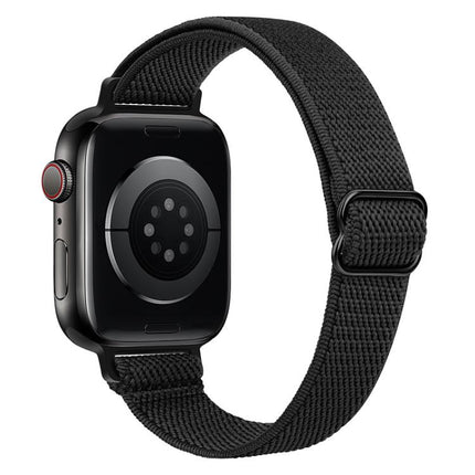 xDfind Ladder Buckle Small Waist Elastic Nylon Watch Band, For Apple Watch 42 / 44 / 45 / 46 / 49mm, For Apple Watch 38 / 40 / 41 / S10 42mm - DealBuddy