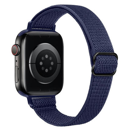 xDfind Ladder Buckle Small Waist Elastic Nylon Watch Band, For Apple Watch 42 / 44 / 45 / 46 / 49mm, For Apple Watch 38 / 40 / 41 / S10 42mm - DealBuddy