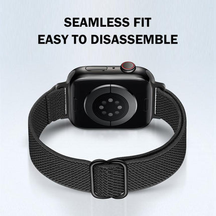 xDfind Ladder Buckle Small Waist Elastic Nylon Watch Band - DealBuddy