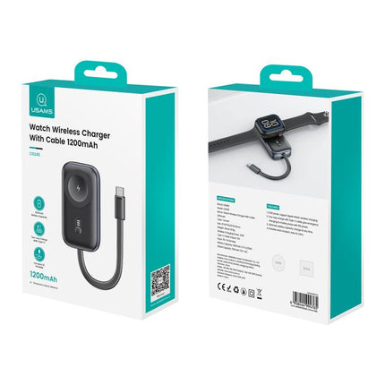 For Apple Watch Series USAMS CD245 1200mAh Portable Watch Wireless Charger with Cable - DealBuddy