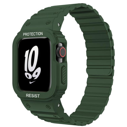 xDfind Magnetic Silicone Watch Band with Integrated Watch Cover