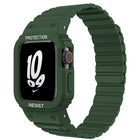 xDfind Magnetic Silicone Watch Band with Integrated Watch Cover, For Apple Watch Ultra 4 / 3 / 2 / 1 49mm, For Apple Watch 42 / 44 / 45mm, For Apple Watch Series 10 / 11 46mm, For Apple Watch Series 10 / 11 42mm, For Apple Watch 38 / 41mm