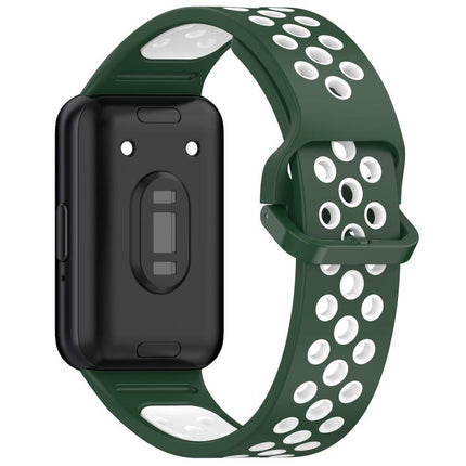xDfind Two Color Silicone Breathable Watch Band - DealBuddy
