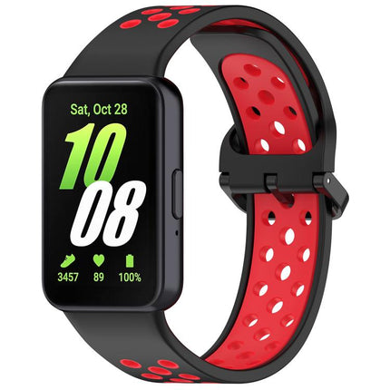 xDfind Two Color Silicone Breathable Watch Band - DealBuddy