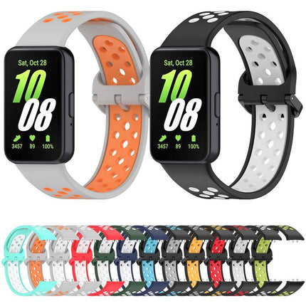xDfind Two Color Silicone Breathable Watch Band - DealBuddy