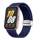 xDfind Mesh Magnetic Silver Buckle Silicone Watch Strap - DealBuddy