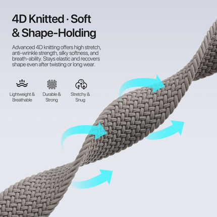 DUX DUCIS Mixture Ultra Series Magnetic Buckle Nylon Braided Strap - DealBuddy