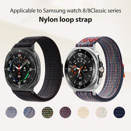 xDfind Nylon Hook and Loop Fastener Watch Band, For Galaxy Watch9 / 8 / 8 Classic