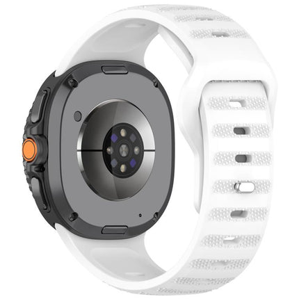 xDfind Round Dots Silver Stud Buckle Silicone Watch Band - DealBuddy