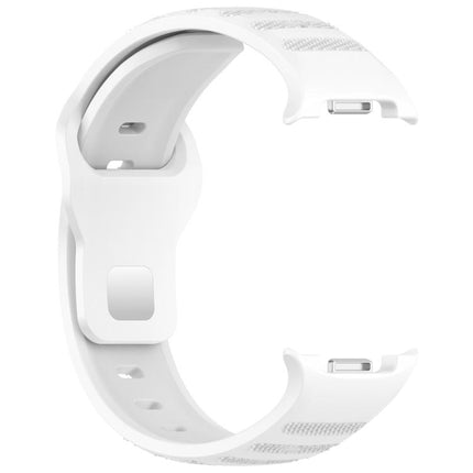 xDfind Round Dots Silver Stud Buckle Silicone Watch Band - DealBuddy
