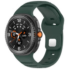 xDfind Round Dots Silver Stud Buckle Silicone Watch Band