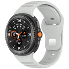 xDfind Round Dots Silver Stud Buckle Silicone Watch Band