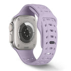 Shark Texture Holes Silicone Watch Band, For Apple Watch 46mm / 49mm / 45mm / 44mm - DealBuddy