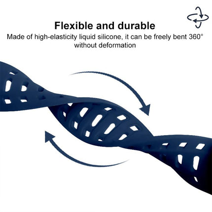 Shark Texture Holes Silicone Watch Band, For Apple Watch 46mm / 49mm / 45mm / 44mm - DealBuddy