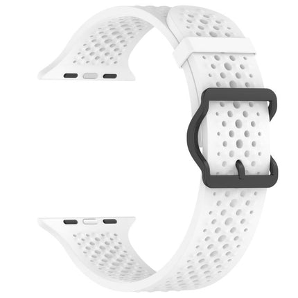 xDfind Breathable Silicone Watch Band, For Apple Watch 42 / 44 / 45 / 46 / 49mm, For Apple Watch 38 / 40 / 41 / S10 42mm - DealBuddy