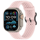 xDfind Breathable Silicone Watch Band, For Apple Watch 42 / 44 / 45 / 46 / 49mm, For Apple Watch 38 / 40 / 41 / S10 42mm - DealBuddy
