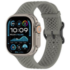 xDfind Breathable Silicone Watch Band, For Apple Watch 42 / 44 / 45 / 46 / 49mm, For Apple Watch 38 / 40 / 41 / S10 42mm - DealBuddy
