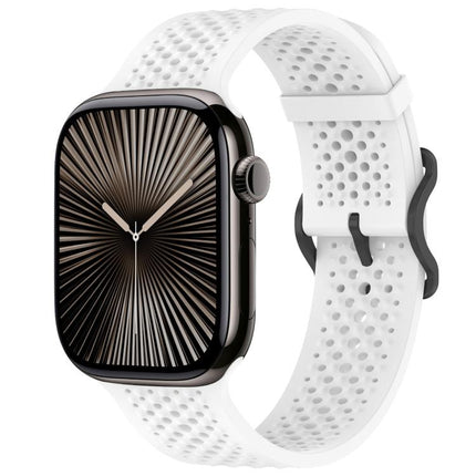 xDfind Breathable Silicone Watch Band, For Apple Watch 42 / 44 / 45 / 46 / 49mm, For Apple Watch 38 / 40 / 41 / S10 42mm - DealBuddy