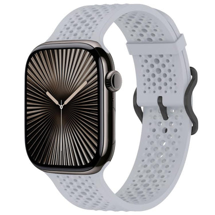 xDfind Breathable Silicone Watch Band, For Apple Watch 42 / 44 / 45 / 46 / 49mm, For Apple Watch 38 / 40 / 41 / S10 42mm - DealBuddy