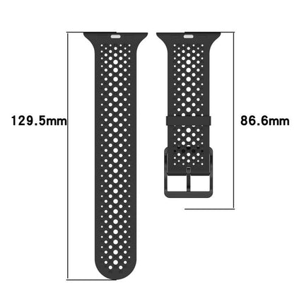 xDfind Breathable Silicone Watch Band, For Apple Watch 42 / 44 / 45 / 46 / 49mm, For Apple Watch 38 / 40 / 41 / S10 42mm - DealBuddy