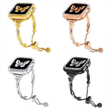 xDfind Twist Bracelet Diamond Metal Watch Band - DealBuddy