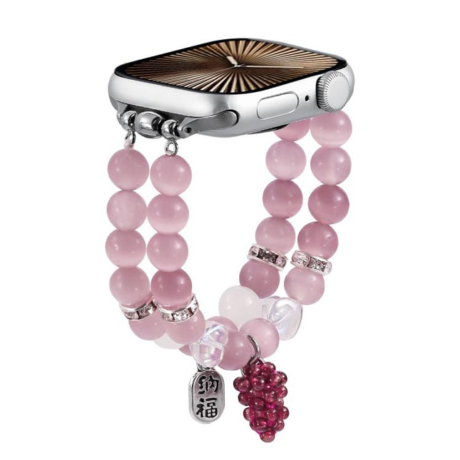 Cat Eyes Stone Beads Bracelet Watch Band - DealBuddy