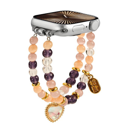 Cat Eyes Stone Beads Bracelet Watch Band, For Apple Watch 46mm / 49mm / 45mm / 44mm, For Apple Watch 42mm / 41mm / 40mm / 38mm - DealBuddy