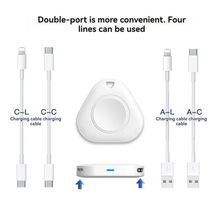 xDfind 8 Pin and Type-C Portable Smart Watch Magnetic Wireless Charger for Apple Watch - DealBuddy