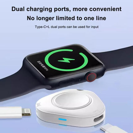 xDfind 8 Pin and Type-C Portable Smart Watch Magnetic Wireless Charger for Apple Watch - DealBuddy