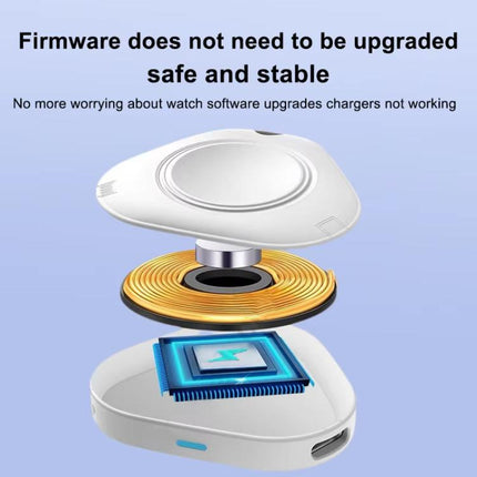 xDfind 8 Pin and Type-C Portable Smart Watch Magnetic Wireless Charger for Apple Watch - DealBuddy