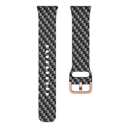 xDfind Gold Buckle Printed Silicone Watch Band, For Samsung Galaxy Fit3 - DealBuddy