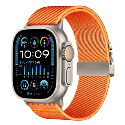 xDfind Parachute Buckle Stretch Nylon Watch Band, For Apple Watch 42 / 44 / 45 / 46 / 49mm, For Apple Watch 38 / 40 / 41 / S10 42mm - DealBuddy