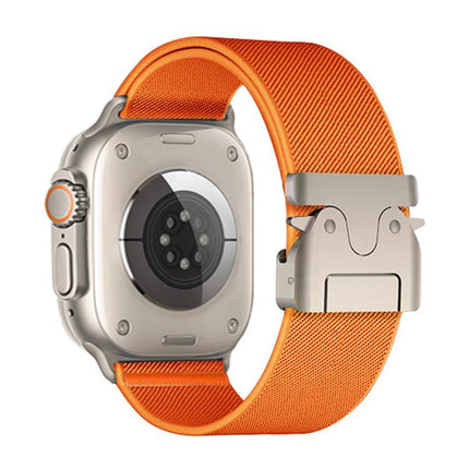 xDfind Parachute Buckle Stretch Nylon Watch Band, For Apple Watch 42 / 44 / 45 / 46 / 49mm, For Apple Watch 38 / 40 / 41 / S10 42mm - DealBuddy