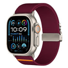 xDfind Parachute Buckle Stretch Nylon Watch Band, For Apple Watch 42 / 44 / 45 / 46 / 49mm, For Apple Watch 38 / 40 / 41 / S10 42mm - DealBuddy